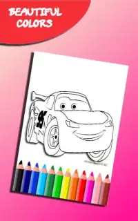 How to color Lightning McQueen (coloring game ) Screen Shot 3