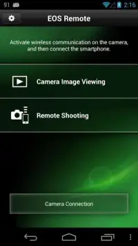 EOS Remote Screen Shot 0