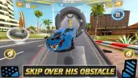 Super Robot Cotobot Car Racing Game Screen Shot 0
