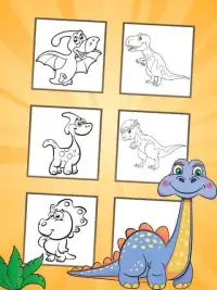 Dinosaur Coloring Book for Kids Learning Screen Shot 1