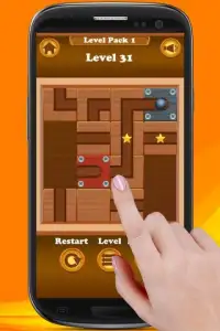 Unblock the red ball : Puzzle Mania Screen Shot 2