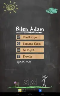 Bilen Adam - Adam Asmaca Oyunu Screen Shot 9