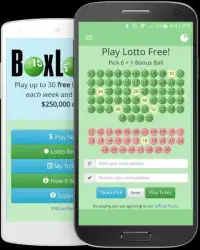 BoxLotto Free Lotto Screen Shot 0