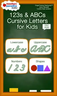 ABC Kids Cursive Writing ZBC* Screen Shot 0