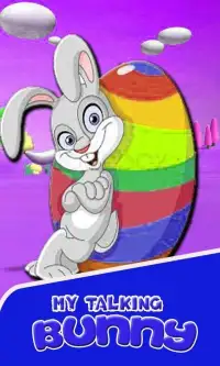 My Talking Bunny - Funny rabbit game Screen Shot 1