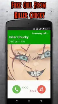 Call From Killer Chucky - Prank Call Screen Shot 0