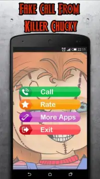 Call From Killer Chucky - Prank Call Screen Shot 1