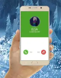 Fake Elsa Call Phone Prank Screen Shot 1