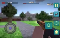 Pixel Shooter War On Island 3D Screen Shot 2