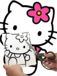 Learn To Play Coloring Hello Kitty Screen Shot 1