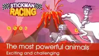 Stickman Racing: Animal Racing for Animals Screen Shot 1