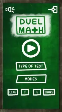 Math Game: 2 Player Math Challenge Screen Shot 0