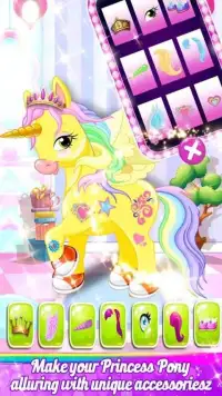 Little Pony Princess Salon Screen Shot 1