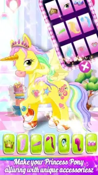 Little Pony Princess Salon Screen Shot 11