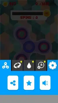 Mini Fidget Spinner Game Screen Shot 1