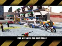 Robot Bike Parking - Transport Truck Adventure Screen Shot 6