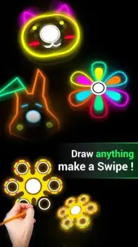 Draw & Spin (Fidget Spinner) Game Screen Shot 0