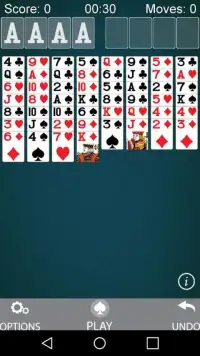 FreeCell Solitaire : Super Challenge Screen Shot 1