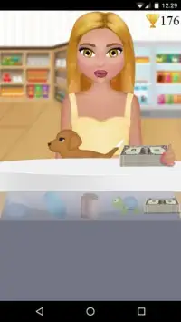 dog cash register shopping game Screen Shot 1