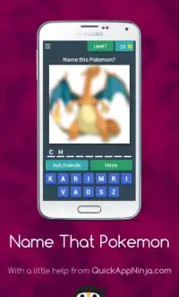 Name that Pokemon Screen Shot 20
