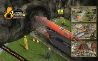 Tunnel Construction: Railroad Crossing Train Game Screen Shot 1