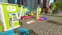 Real Sports Car Gas Station Parking Simulator 17 Screen Shot 3