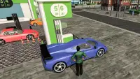 Real Sports Car Gas Station Parking Simulator 17 Screen Shot 1