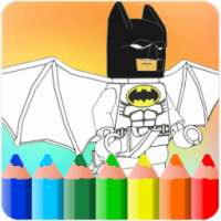 How to color LEGO Batman (coloring game for LEGO)