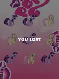 Little Pony Tic Tac Toe Screen Shot 1