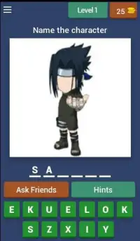 Sasuke Quiz Screen Shot 4