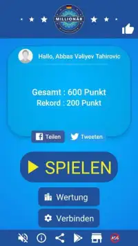 Neuer Millionär 2017 - Quiz-Spiel auf Deutsch Screen Shot 10