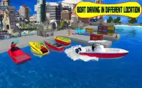 Power boat: Crazy Taxi Sim Screen Shot 1