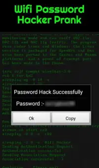 Wifi Password Hacker Prank Screen Shot 0