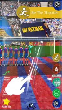 Free Kick - Neymar PSG vs Barca Screen Shot 2