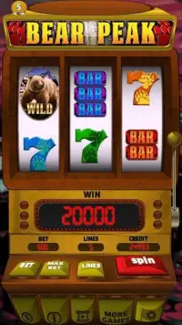 Bear Peak Slot Machine Screen Shot 0