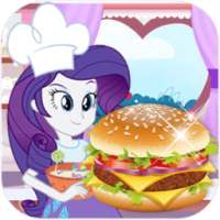 Pony Chef Burger Cooking