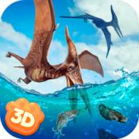 Flying Pterodactyl Wildlife 3D