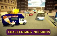 Ice Cream Truck - Lava Drive Simulator Screen Shot 0