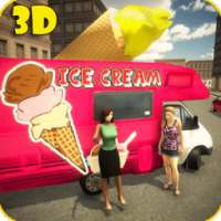 Ice Cream Truck - Lava Drive Simulator