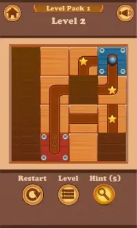 Unroll The Ball - Unblock slide puzzle games Screen Shot 5