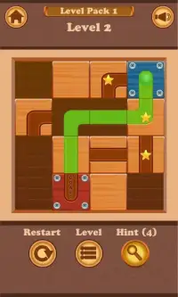 Unroll The Ball - Unblock slide puzzle games Screen Shot 4