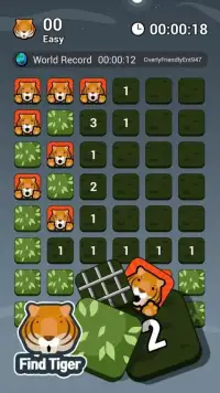 Find Tiger - MineSweeper Screen Shot 1