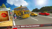 Hill Coach Bus Simulator : Winter Tour Mad Drive Screen Shot 3