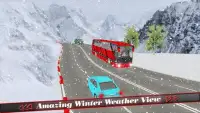 Hill Coach Bus Simulator : Winter Tour Mad Drive Screen Shot 0
