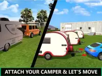 Camper Van Trailer Truck Driving Simulator Screen Shot 1