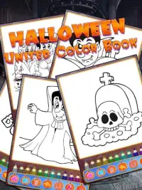 Halloween United Color Book:Coloring Book Game Screen Shot 0