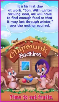 Chipmunks baby care Bedtime Stories & sleep time Screen Shot 4