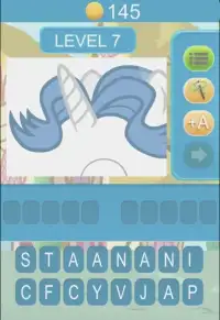 Guess the word my little pony games Screen Shot 2