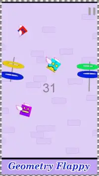 Geometry Flappy Dash Screen Shot 0