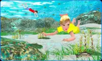 Kids Swimming Adventure : Impossible Treasure Hunt Screen Shot 6